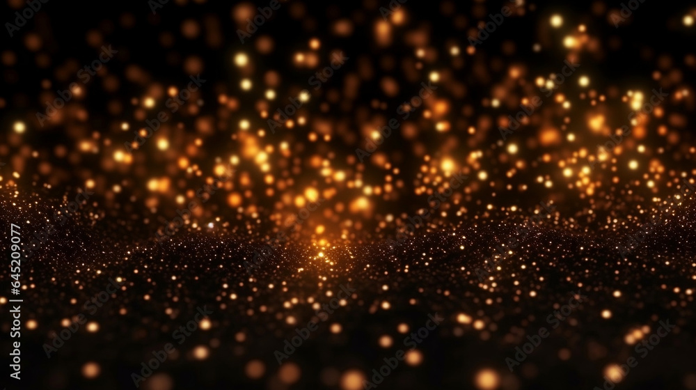 Fototapeta premium Beautiful abstract shiny gold glitter light background.