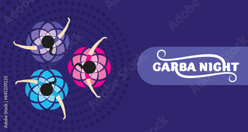 Garba night Celebration poster