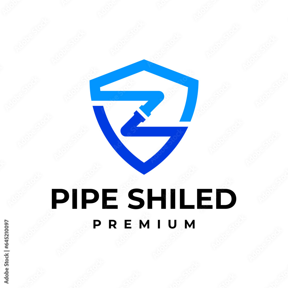 Z LETTER INITIAL SHIELD PIPE PLUMBING LOGO VECTOR ICON ILLUSTRATION Z LETTER INITIAL SHIELD PIPE PLUMBING LOGO VECTOR ICON ILLUSTRATION
