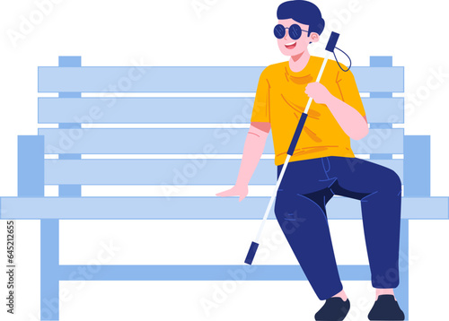 Disabilities Character Illustration