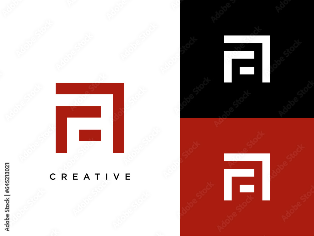 Letter A logo design template elements vector sign. Letter A logo design template elements vector sign.