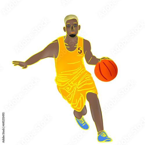 Basketball is a sport involving 5 players.