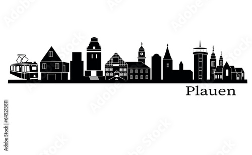 Plauen Germany city skyline