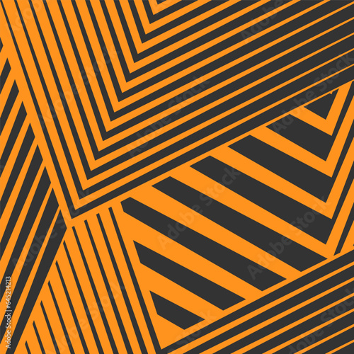 Abstract background with parallel broken lines. Illustration for the design of covers, posters and interior design. The idea of interior design