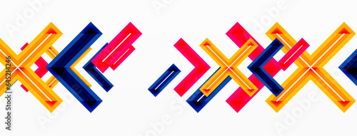 Minimal geometric background cross line. Design for wallpaper, banner, background, landing page, wall art, invitation, prints, posters