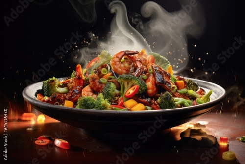Delicious Cajun Food Photography - Gourmet Food Marketing - Generative AI