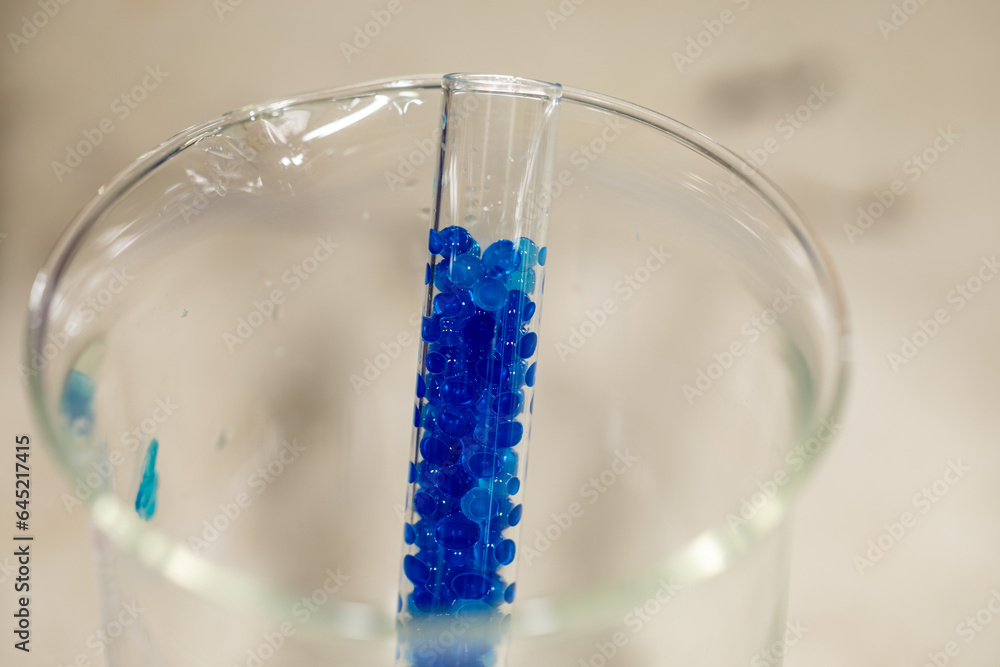 pH testing in food and Encapsulation Experiment example in the