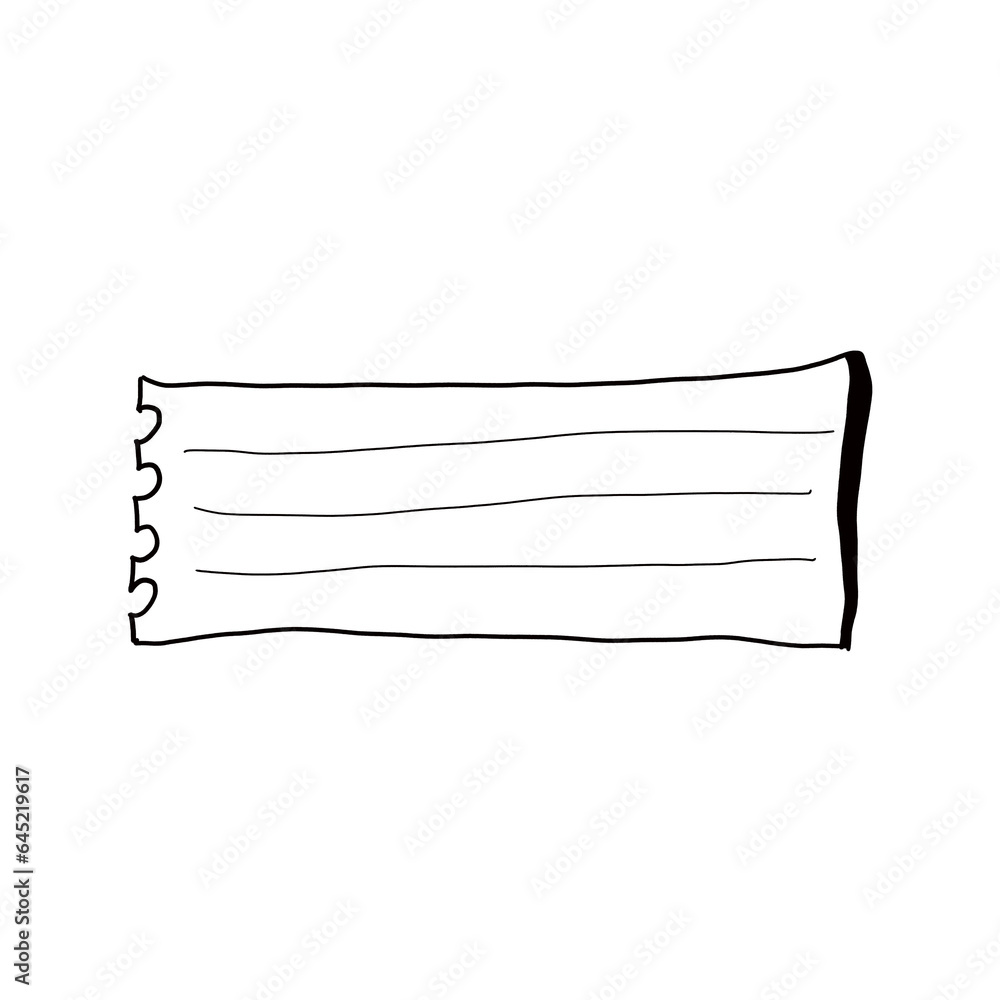 illustration of a sheet of paper illustration of a sheet of paper