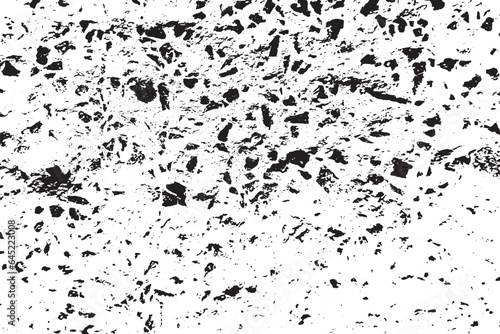 Fototapeta Naklejka Na Ścianę i Meble -  vector illustration of black and white rough grungy texture