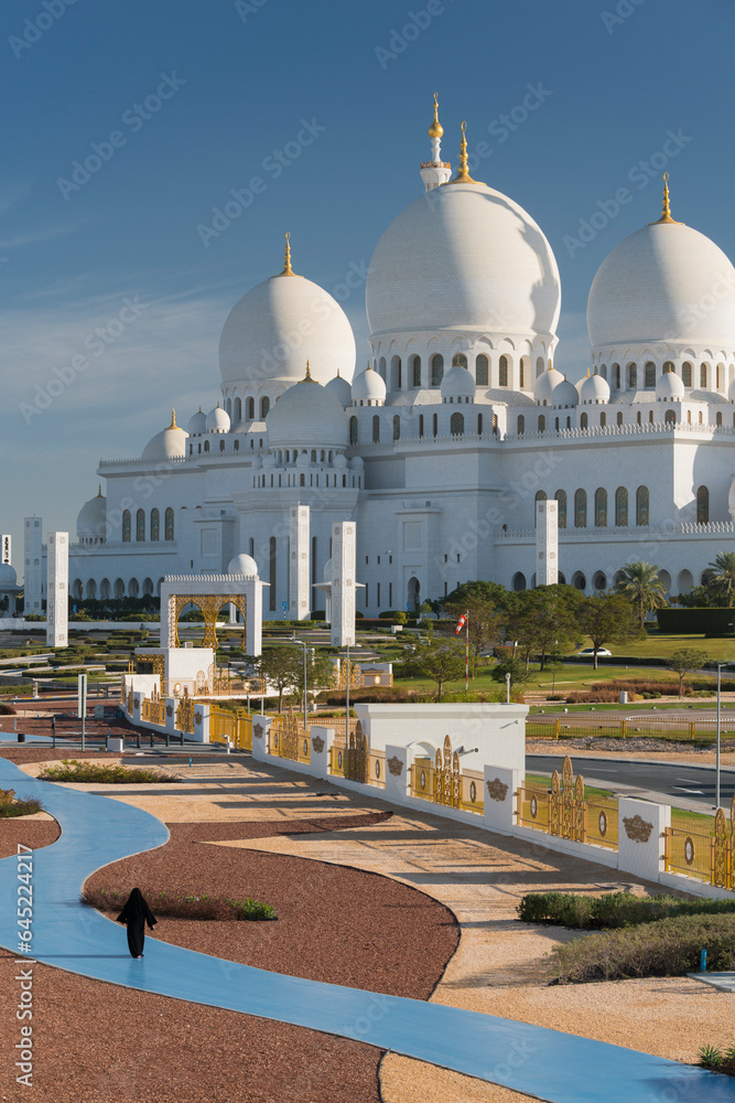 Naklejka premium Sheikh Zayed Grand Mosque, Abu Dhabi, Vereinigte Arabische Emirate