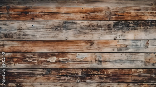 Old barn wood background texture. Vintage weathered rough planks wall backdrop. generative ai.