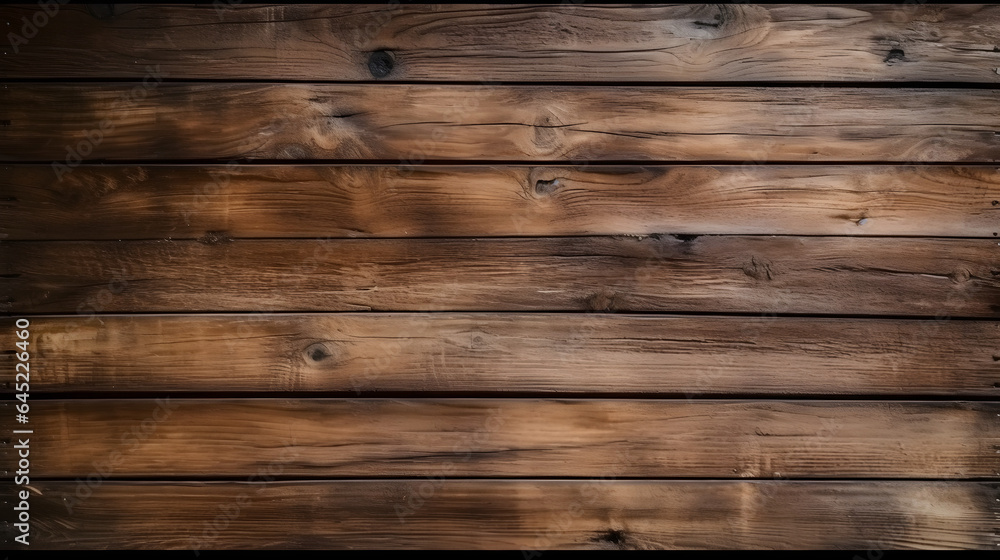 Old grunge dark textured wooden background,The surface of the old brown wood texture. generative ai. Old grunge dark textured wooden background,The surface of the old brown wood texture. generative ai.