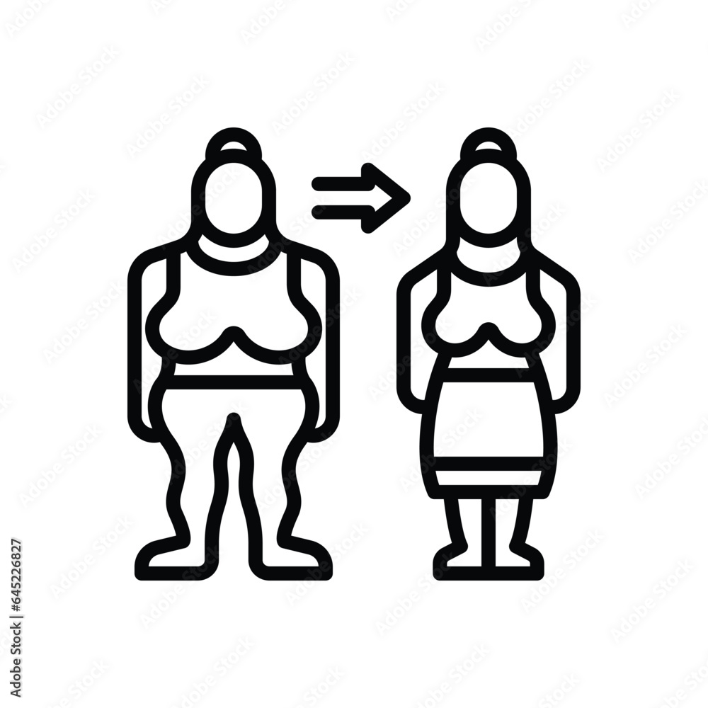 Black line icon for became Black line icon for became