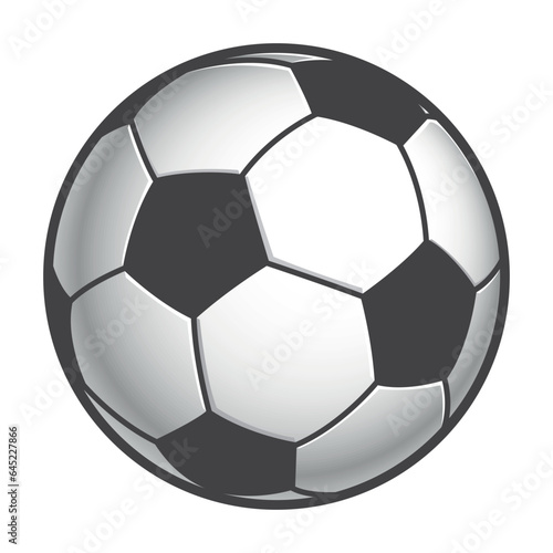 football ball - vector illustration of soccer ball  white background