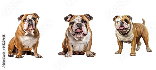 canine bulldog illustration dog animal  purebred brown  english bulldog canine bulldog