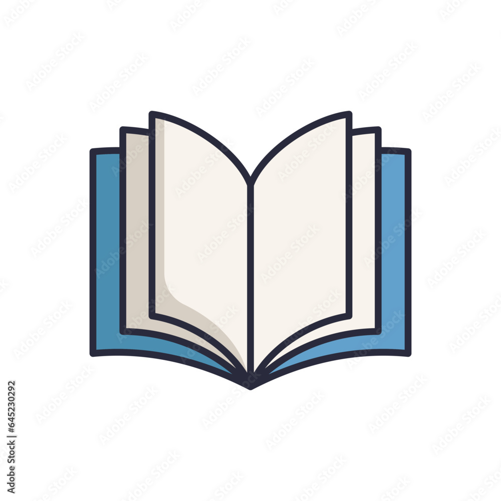 book icon vector design template simple and clean book icon vector design template simple and clean
