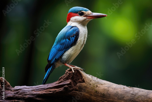 Woodland kingfisher in the wild © Venka