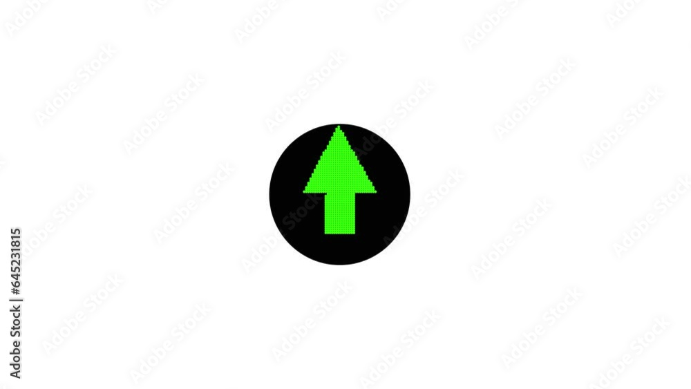 glowing Arrow animation on a black, white background and Swipe up move animated glowing Arrow animation on a black, white background and Swipe up move animated