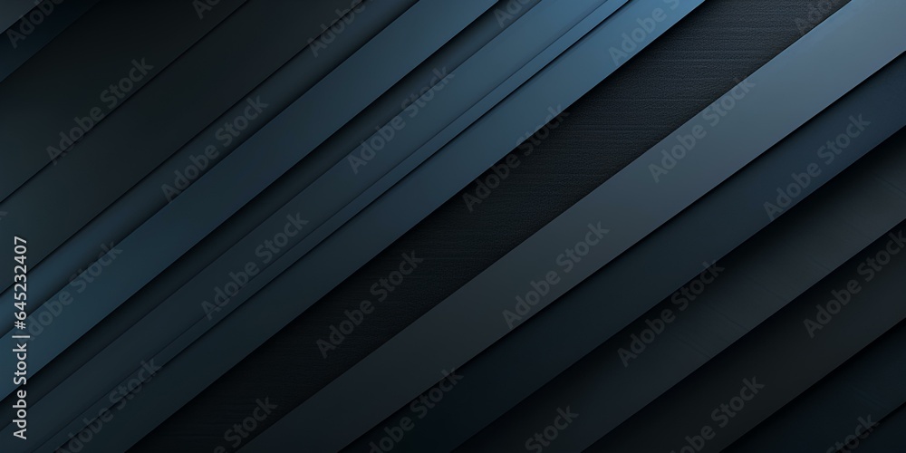 Black dark blue gray abstract background. color gradient ombre. geometric shape. stripe line angle. noise grain texture. design template. generative AI Black dark blue gray abstract background. color gradient ombre. geometric shape. stripe line angle. noise grain texture. design template. generative AI