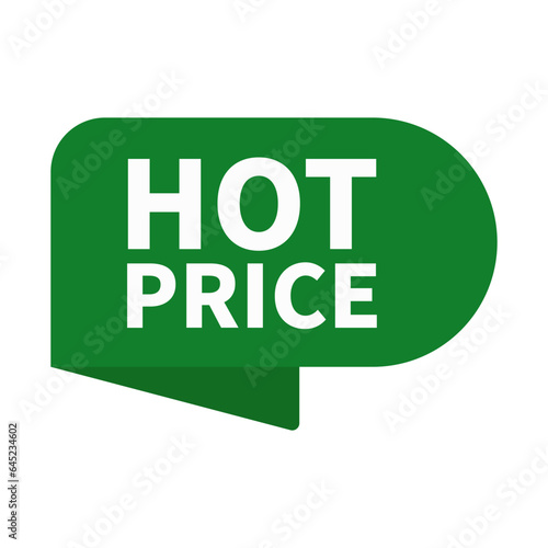 Hot Price In Green Rectangle Rounded Ribbon Shape For Discount Sale Advertisement Business

