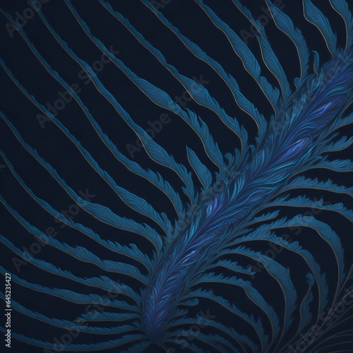 Iridescent Peacock Feather