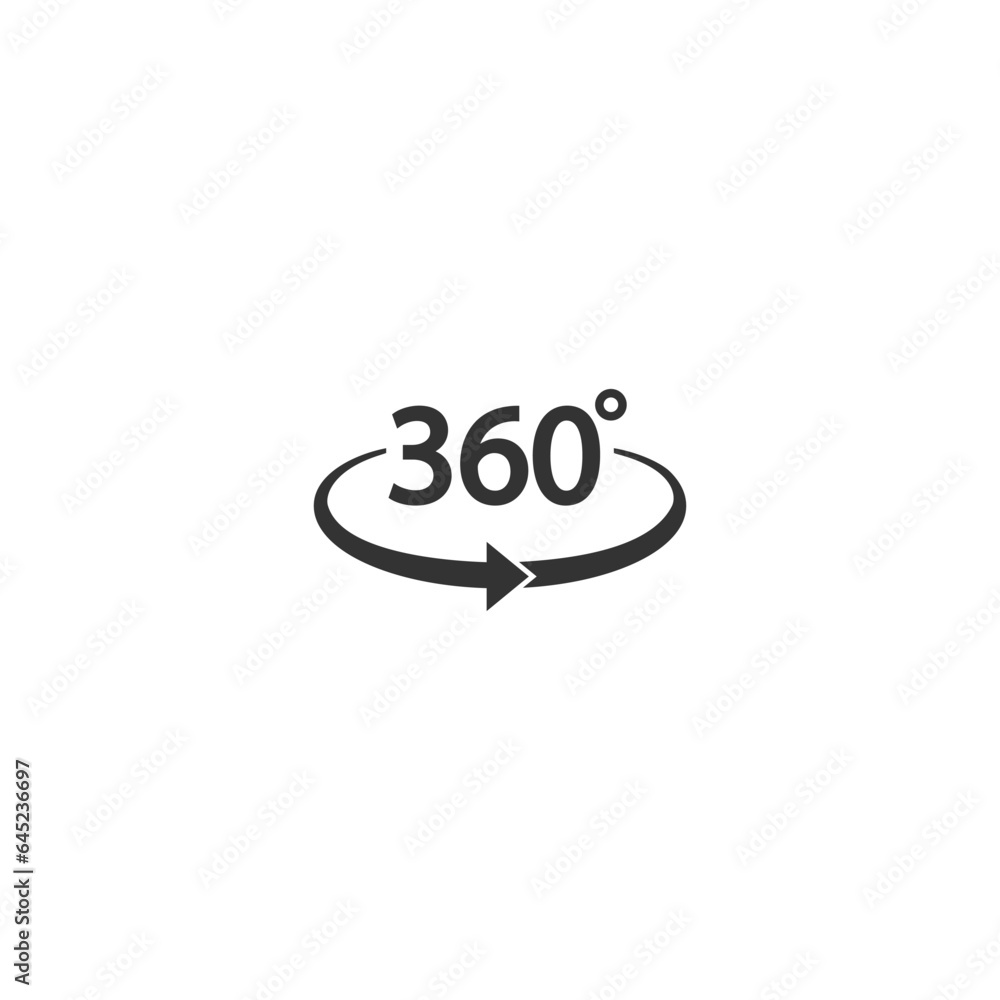360 view icon graphic design template vector