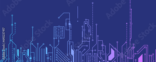 abstract structure circuit computer  technology business background