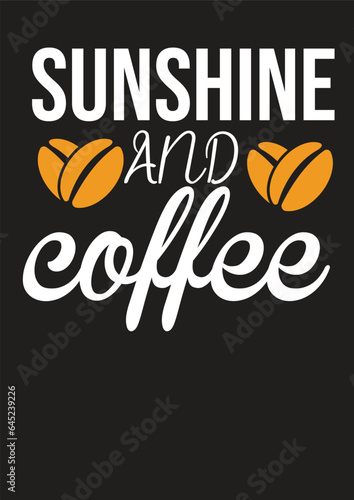 COFFEE TYPOGRAPHY T SHIRT DESIGN