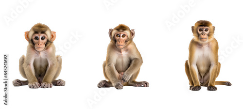 animal monkey illustration wild nature, funny primate, mammal happy animal monkey