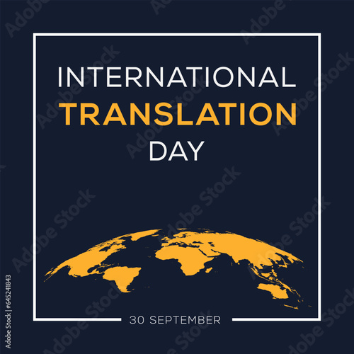 International Translation Day, held on 30 September.