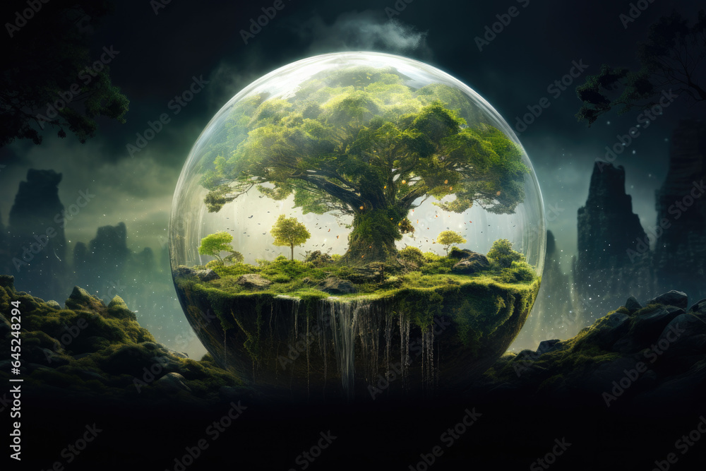 Celebration of Sustainability - Generative AI illustrations Celebration of Sustainability - Generative AI illustrations
