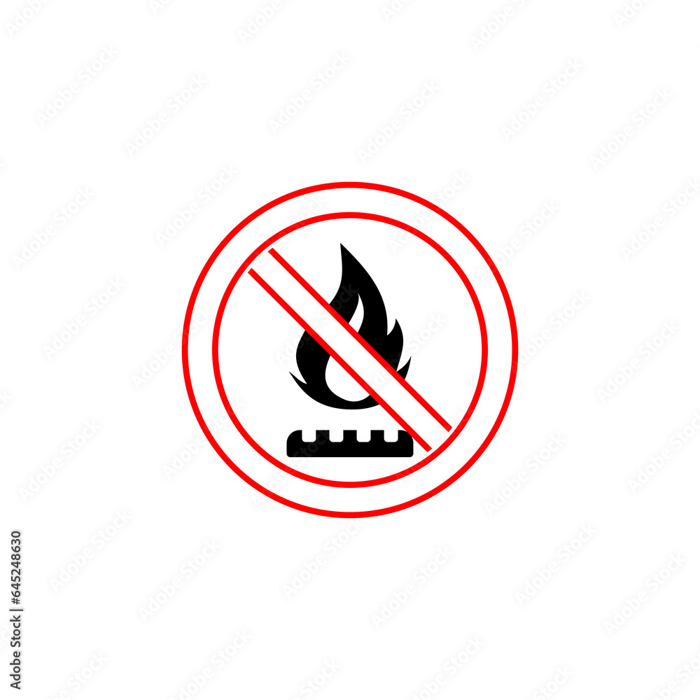 No gas icon isolated on transparent background No gas icon isolated on transparent background