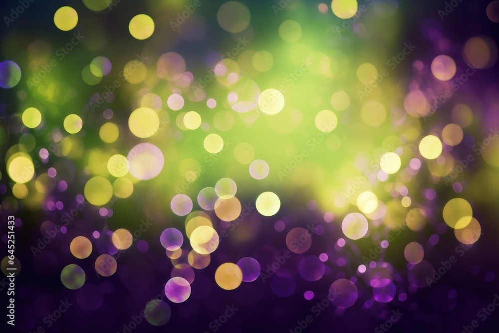 A colorful abstract background with blurred green and purple tones