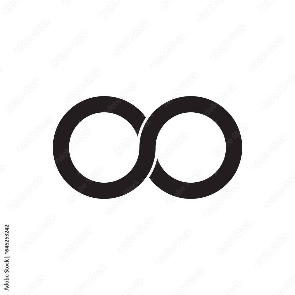 infinity icon vector infinity icon vector