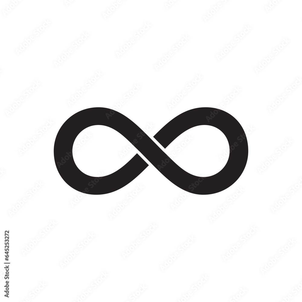 infinity icon vector infinity icon vector