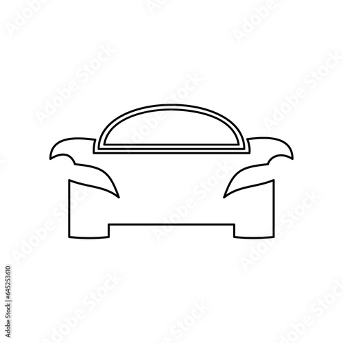 car icon with line style suitable for your business