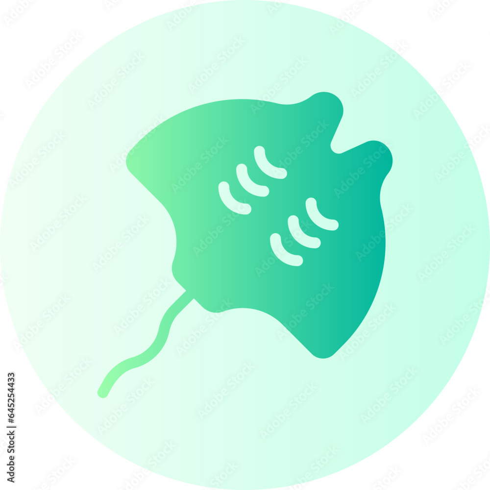 manta ray gradient icon manta ray gradient icon