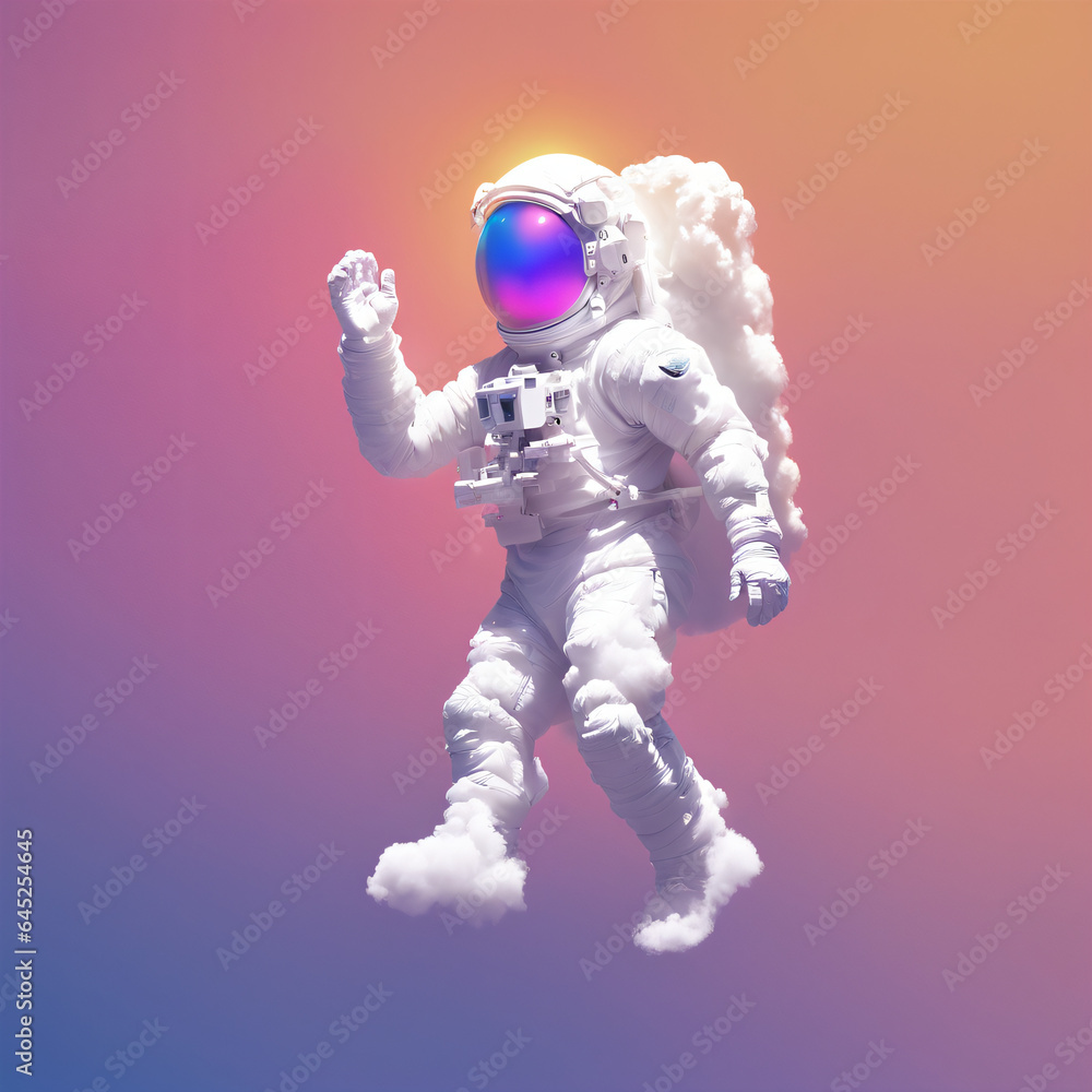 Fototapeta premium the cloud astronaut