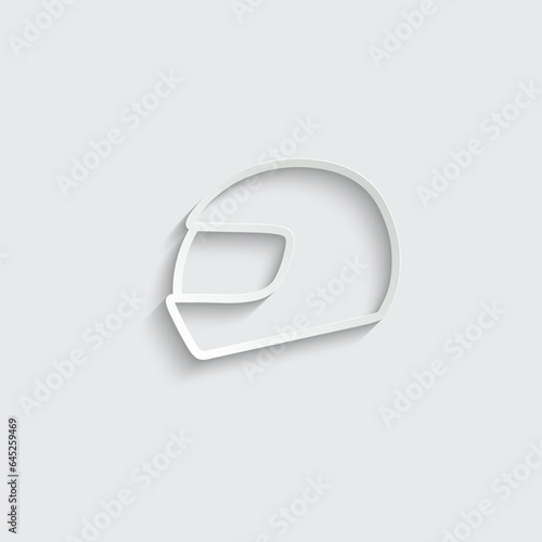 motorcycle bike helmet icon vector moto helmet  sign  photo