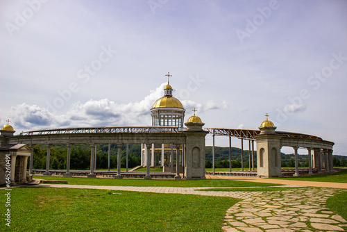 Basilian Monastery complex on Yasna Hora in Hoshiv, Ukraine photo
