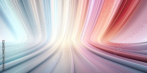 Fototapeta Naklejka Na Ścianę i Meble -  Abstract 3d background, glowing rays of light