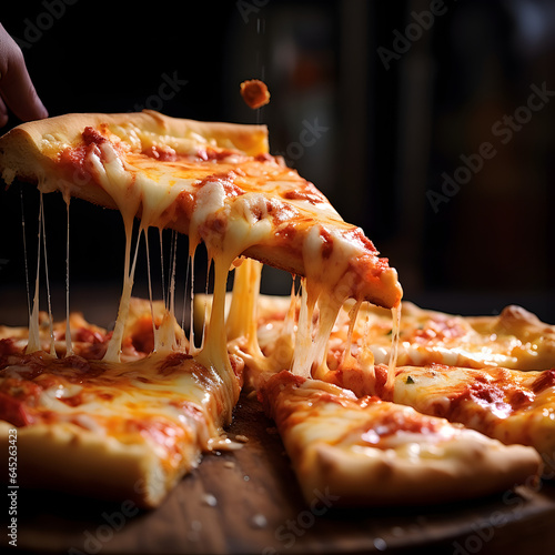 cheesy pizza