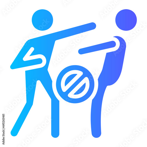 nonviolence gradient icon