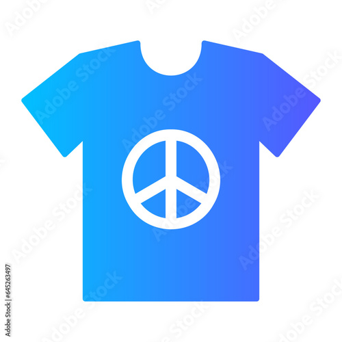 tshirt gradient icon