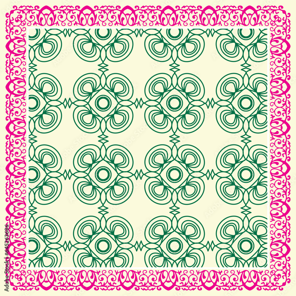 vector abstract square pattern, silk scarf design, fashion textile ornament Bandanna shawl, tablecloth fabric print, silk neck scarf,sealing, tile, floor tile, farsealing, texture, circle. vector abstract square pattern, silk scarf design, fashion textile ornament Bandanna shawl, tablecloth fabric print, silk neck scarf,sealing, tile, floor tile, farsealing, texture, circle.