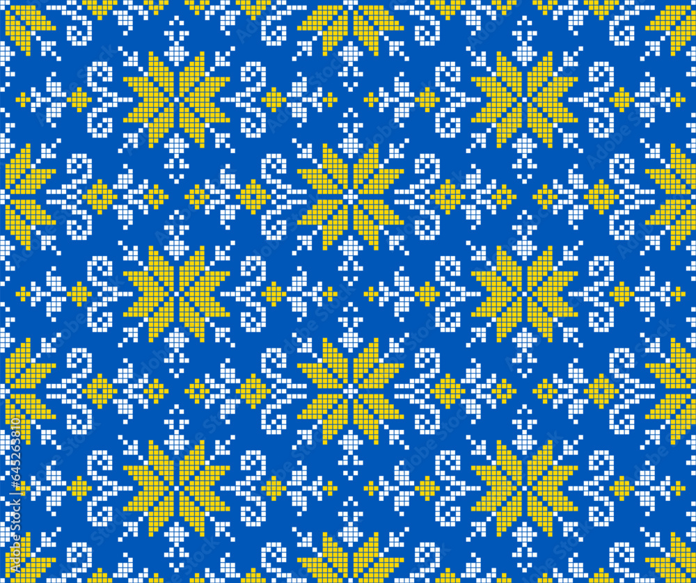 Seamless pattern of Ukrainian ornament in ethnic style, identity, vyshyvanka, embroidery for print clothes, websites, banners, poster. Vector illustration background Seamless pattern of Ukrainian ornament in ethnic style, identity, vyshyvanka, embroidery for print clothes, websites, banners, poster. Vector illustration background