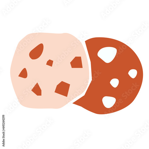 Cookies flat illustration