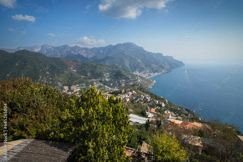 View from Ravello, Amalfi coast, Italy