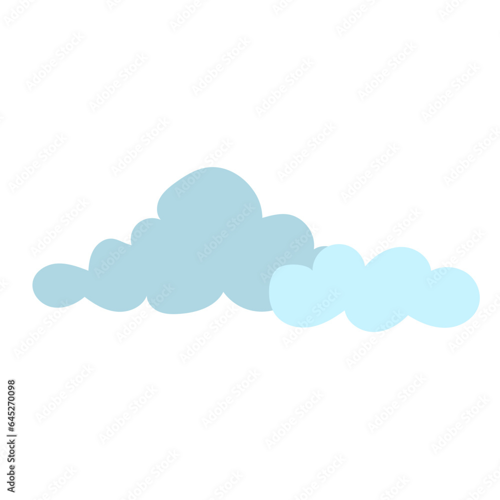 Cloud flat illustration Cloud flat illustration