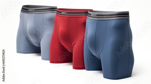 High-performance moisture-wicking boxer briefs engineered to provide ultimate support and moisture management. Generated by AI.